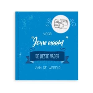Bestel Boek met naam en foto's - De beste vader van de wereld (Hardcover) met eigen foto