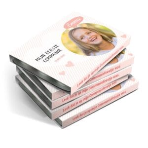 Bestel Mentos communie kauwgompakjes bedrukken - 48 stuks met eigen foto