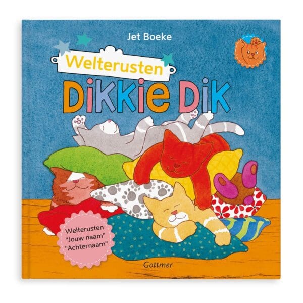Bestel Boek met naam - Dikkie Dik welterusten - Softcover met eigen foto