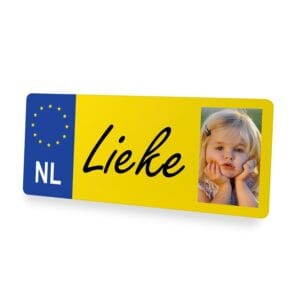 Bestel Kentekenplaat bedrukken met eigen foto