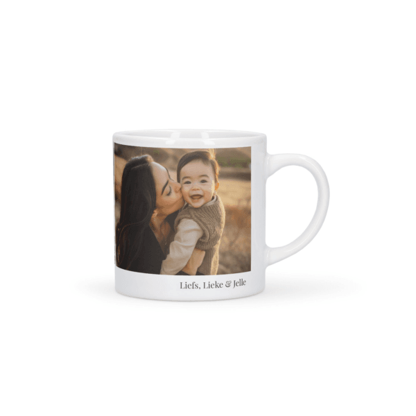 Bestel Koffiemok bedrukken - 175 ml met eigen foto
