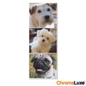 Bestel Foto op aluminium afdrukken - Wit (ChromaLuxe) - 30 x 80 cm met eigen foto