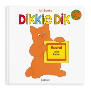 Bestel Dikkie Dik boek "Hoera voor jou!" met naam met eigen foto