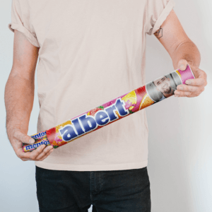 Bestel Gepersonaliseerde Mentos XXL rol - Fruit met eigen foto