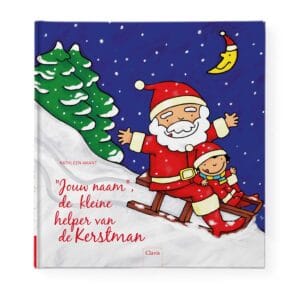 Bestel Boek met naam en foto - De kleine helper van de Kerstman - Hardcover met eigen foto