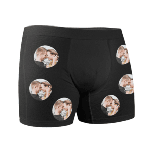 Bestel Boxershort bedrukken - XL - Zwart met eigen foto