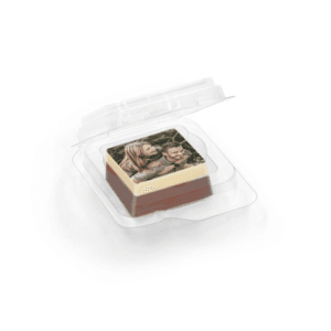 Bestel Chocolade traktatie met foto - 50 stuks - Vierkant met eigen foto