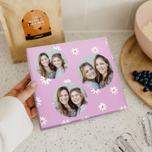 Bestel Muffins bakmix in gepersonaliseerde giftbox met eigen foto