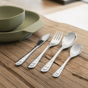 Bestel nijntje kinderbestek graveren met eigen foto