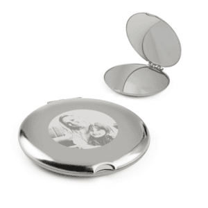 Bestel Make-up spiegel graveren met eigen foto