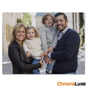 Bestel Aluminium fotopaneel bedrukken - ChromaLuxe - 20 x 15 cm met eigen foto