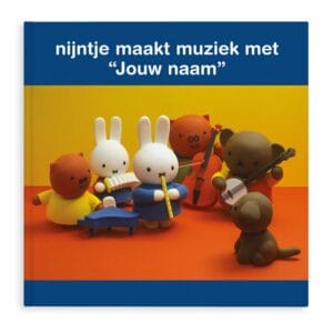 Bestel Boek met naam - nijntje maakt muziek - Hardcover met eigen foto