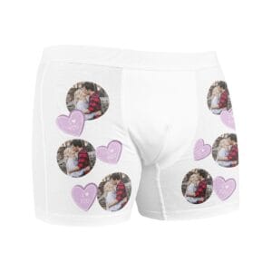 Bestel Boxershort bedrukken - L - Wit met eigen foto
