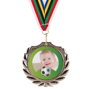 Bestel Medaille bedrukken - Zilver met eigen foto