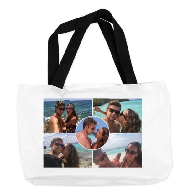 Bestel Strandtas bedrukken met eigen foto