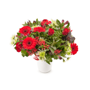 Bestel Bloemen - Boeket Rood (Medium) met eigen foto