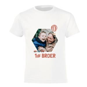 Bestel T-shirt met naam - Ik word grote zus / broer - 4 jaar met eigen foto