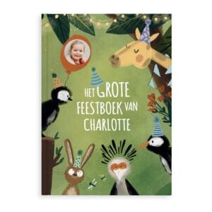 Bestel Boek met naam - Het grote feestboek - Softcover met eigen foto
