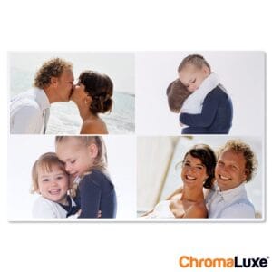 Bestel Foto op aluminium afdrukken - Wit (ChromaLuxe) - 60 x 40 cm met eigen foto