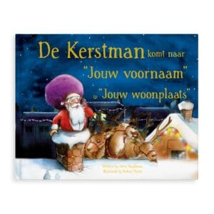 Bestel Boek met naam en foto - De kerstman komt - Hardcover met eigen foto
