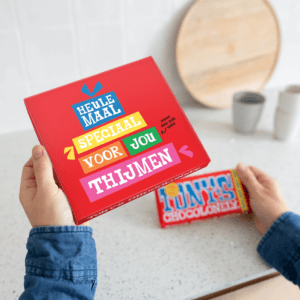 Bestel Tony&apos;s Chocolonely giftbox - Melk met eigen foto