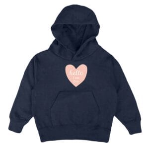 Bestel Hoodie voor kinderen bedrukken - Navy - 6 jaar met eigen foto