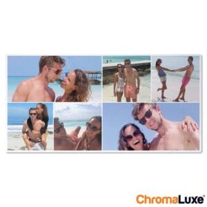 Bestel Foto op aluminium afdrukken - Wit (ChromaLuxe) - 60 x 30 cm met eigen foto