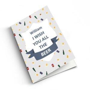 Bestel Zomaar kaart met foto - XL - Staand met eigen foto