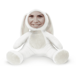 Bestel ItsieMe Knuffel met foto hoofd - 43 cm met eigen foto