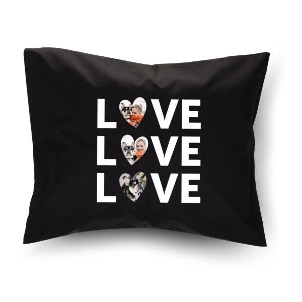 Bestel Kussen bedrukken - Zwart - 50 x 60 cm met eigen foto