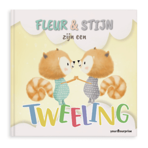 Bestel Gepersonaliseerd boek - voor Tweelingen of Drielingen - Hardcover met eigen foto