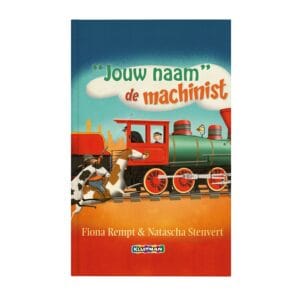 Bestel Boek met naam - Daan de machinist (Softcover) met eigen foto