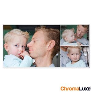 Bestel Foto op aluminium afdrukken - Wit (ChromaLuxe) - 80 x 40 cm met eigen foto