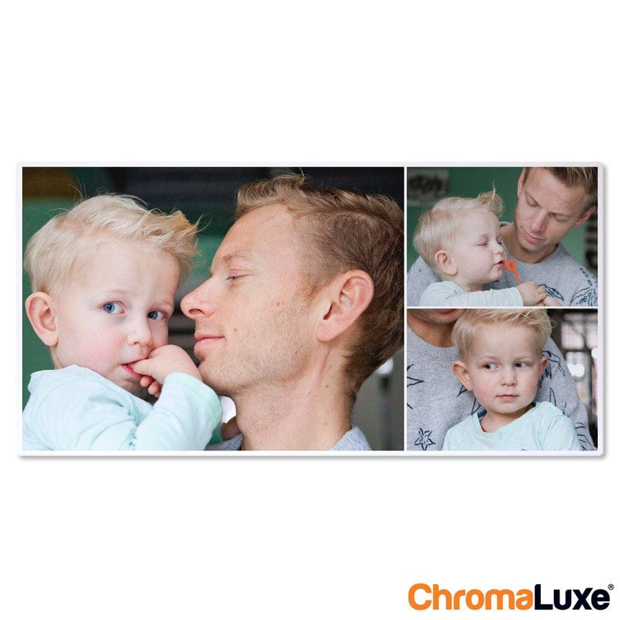 Bestel Foto op aluminium afdrukken - Wit (ChromaLuxe) - 80 x 40 cm met eigen foto