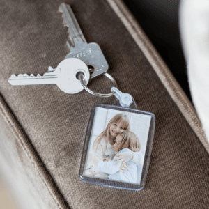 Bestel Sleutelhanger set - 3 stuks met eigen foto