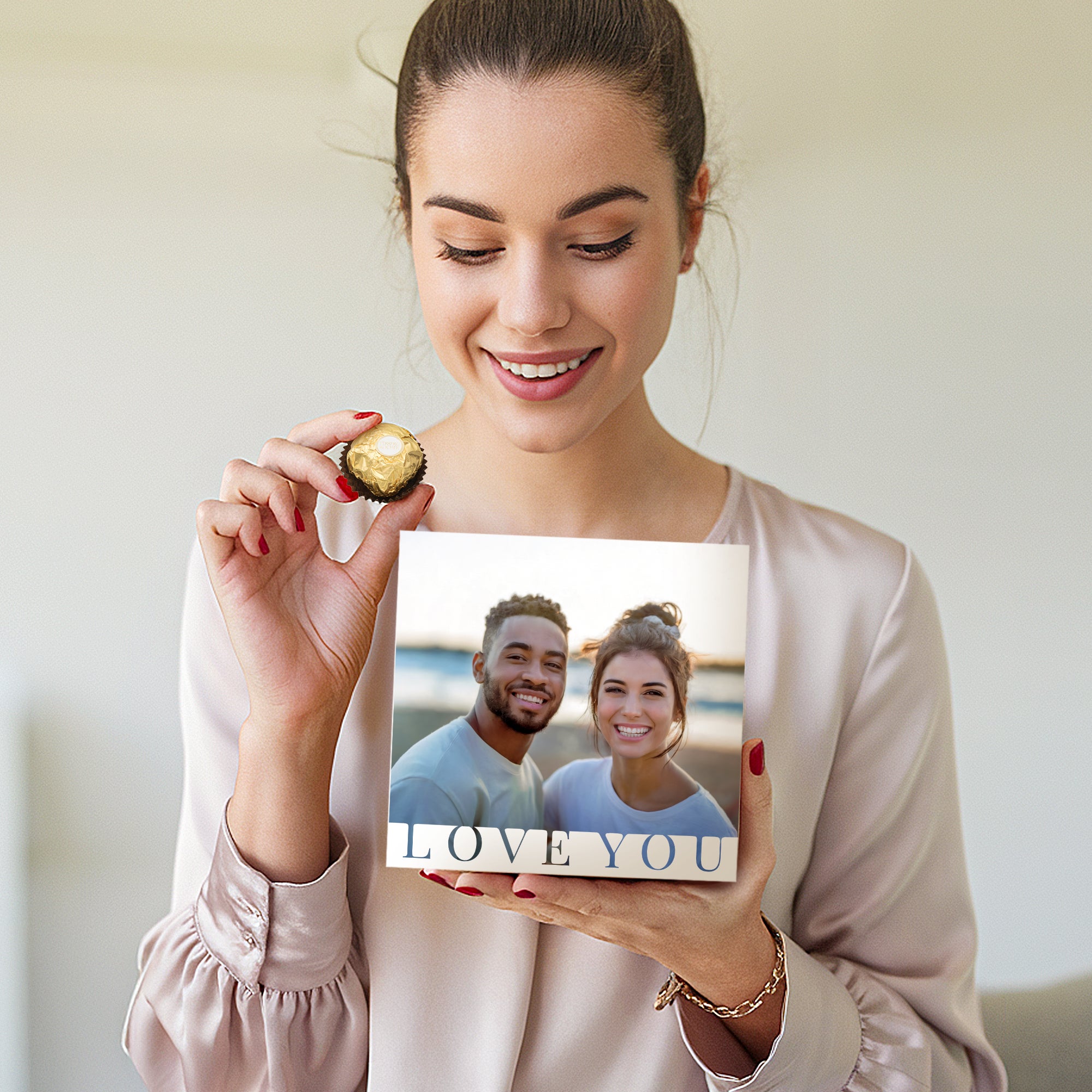Bestel Ferrero Rocher Cadeau bedrukken met eigen foto