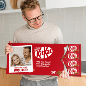 Bestel Gepersonaliseerde Giant KitKat met eigen foto