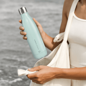 Bestel Thermosfles met naam bedrukken - 500 m - Groen met eigen foto