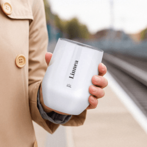 Bestel Thermo mok bedrukken - 350 ml - Wit met eigen foto