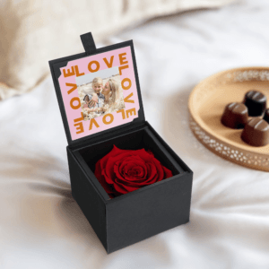 Bestel Longlife rozen box met foto afdruk met eigen foto
