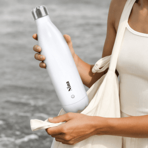 Bestel RVS drinkfles bedrukken - 750 ml - Wit met eigen foto