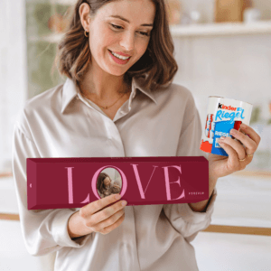 Bestel kinder chocolade xxl met naam met eigen foto