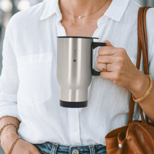 Bestel Thermosbeker bedrukken 414 ml - Aluminium met eigen foto