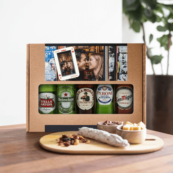 Bestel Cadeau bierpakket - Verjaardag - Pilsener met eigen foto