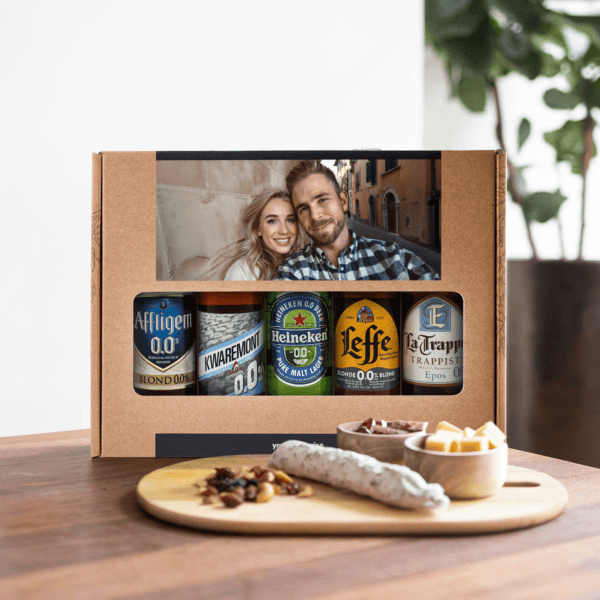 Bestel Gepersonaliseerd bierpakket - Alcoholvrij met eigen foto