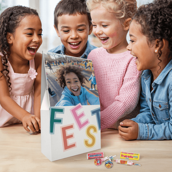 Bestel Snoepmix met Fruit-tella 44 minis personaliseren met eigen foto