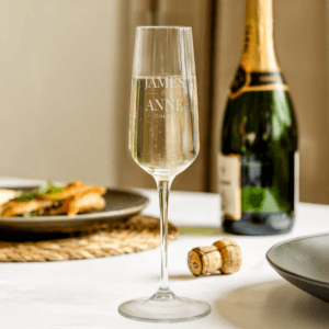 Bestel Champagneglas graveren - Kristalglas - 1 stuk met eigen foto