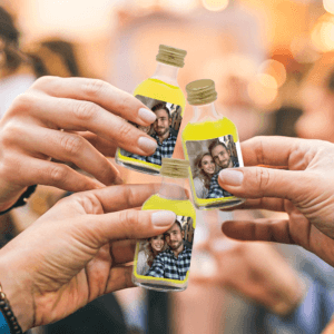Bestel Mini Limoncello personaliseren - 50 stuks met eigen foto
