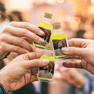 Bestel Mini Limoncello personaliseren - 40 stuks met eigen foto