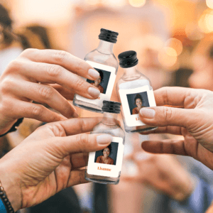 Bestel Mini Vodka personaliseren - 50 stuks met eigen foto